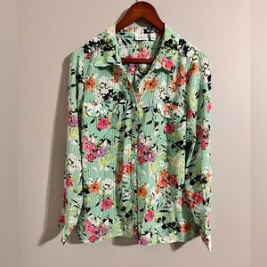 Kim Rogers Floral Blouse